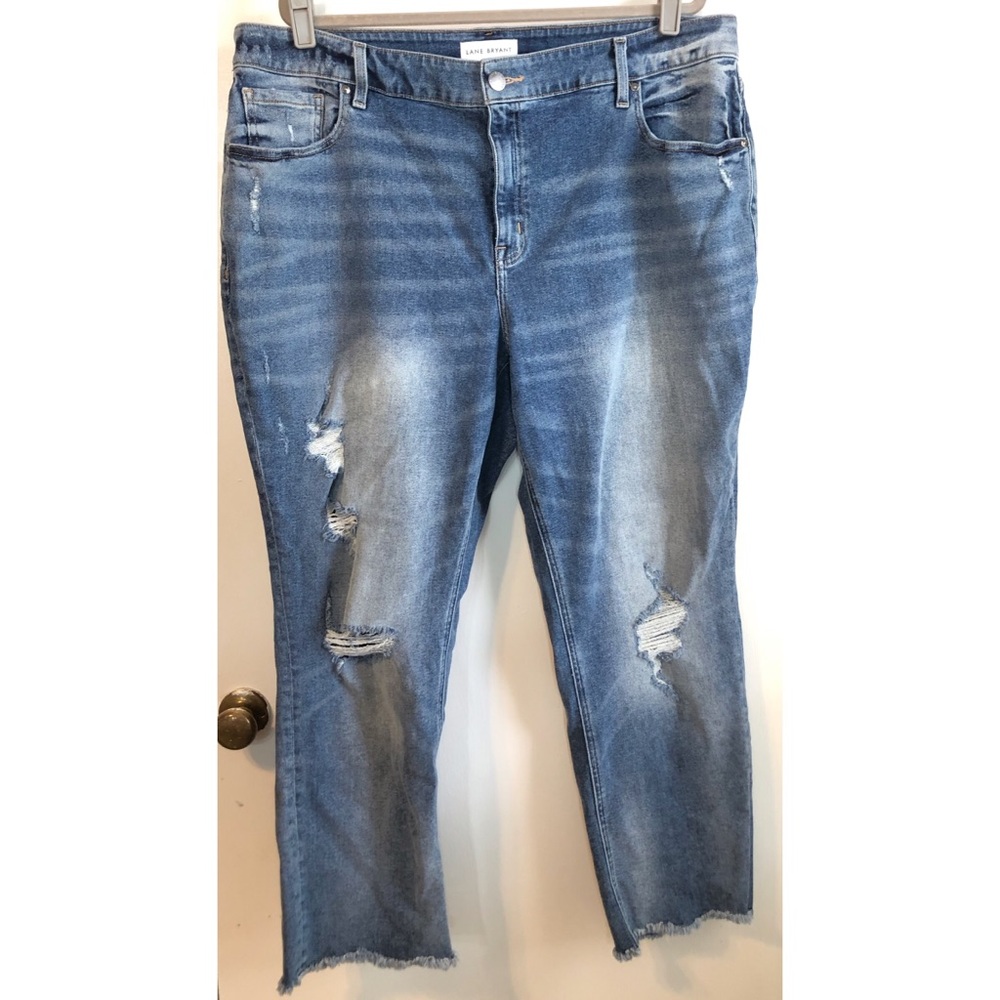 Lane Bryant high rise Straight jeans